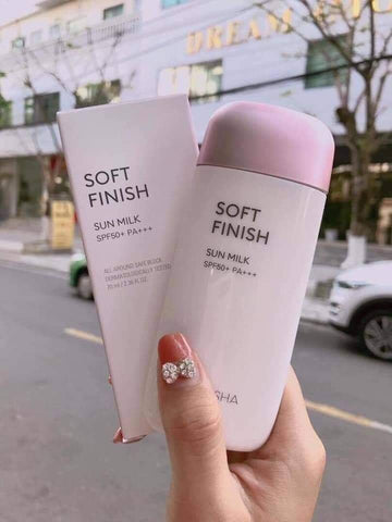 Missha soft finish sun milk spf 50+