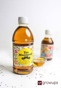 Yes Mustard - cruelty free machine pressed pure mustard oil